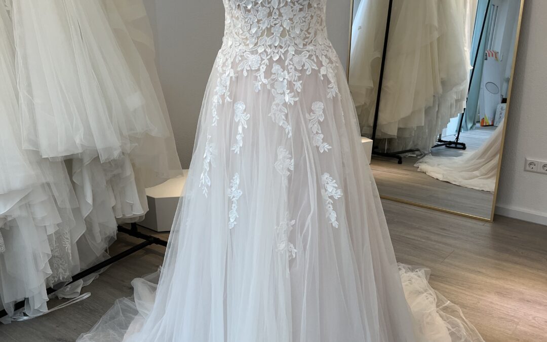 Brautkleid A-Linie A47 – Gr. 38