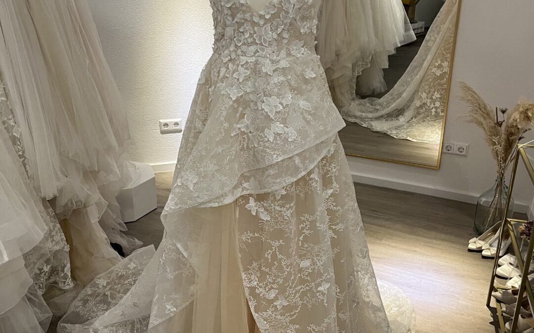 Brautkleid A-Linie A61 – Gr. 34/36