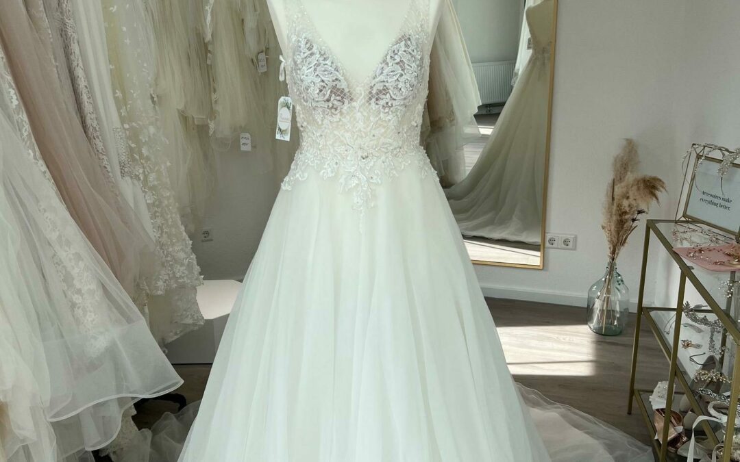 Brautkleid A-Linie A49 – Gr. 36