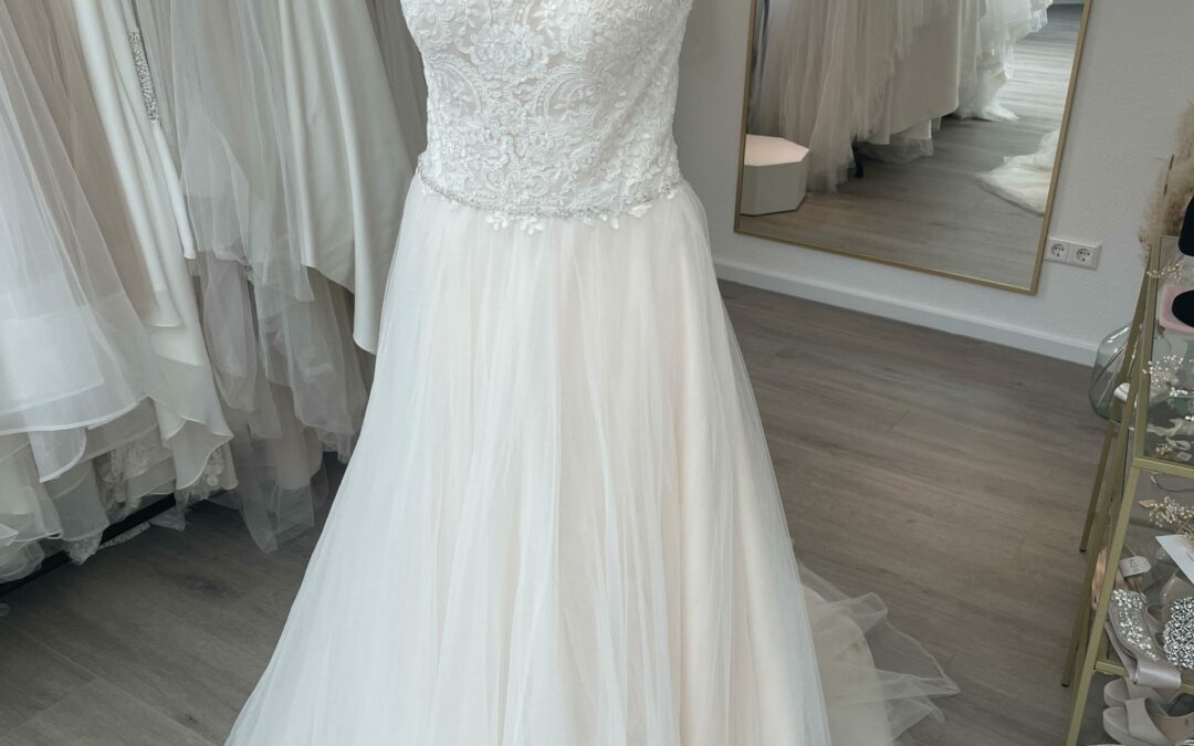 Brautkleid A-Linie A75 – Gr. 38