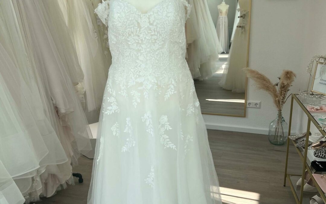Brautkleid A-Linie A34 – Gr. 46