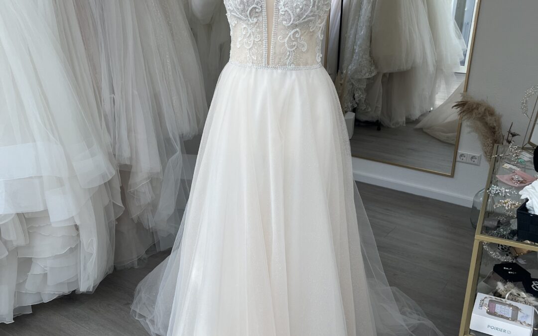 Brautkleid A-Linie A90 – Gr. 36