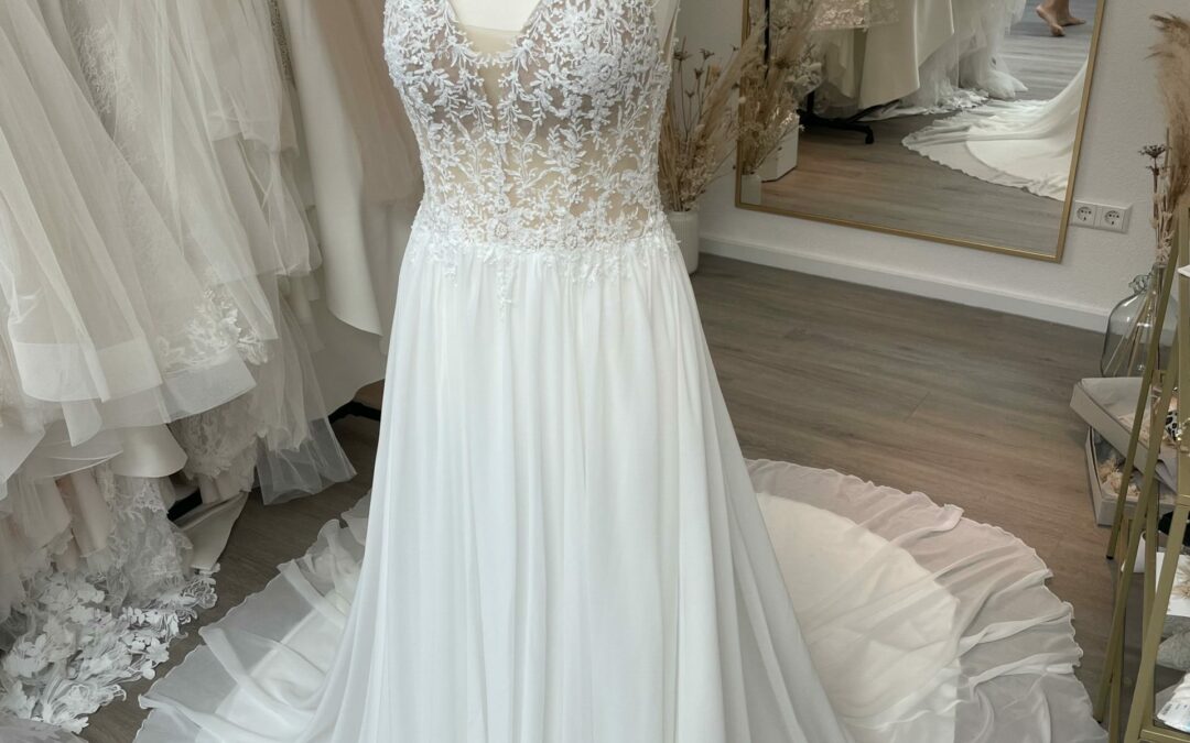 Brautkleid A Linie A71 – Gr. 38