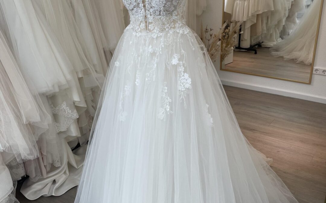 Brautkleid A Linie A21 – Gr. 36
