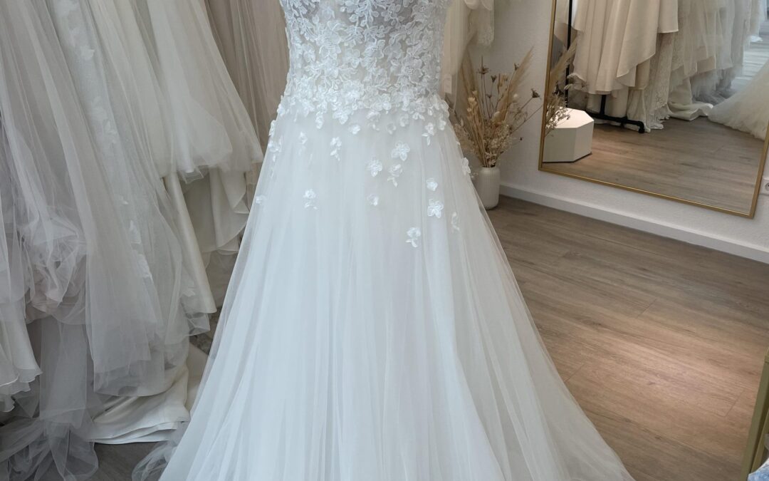 Brautkleid A Linie K64 – Gr. 40