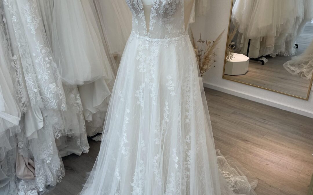 Brautkleid A Linie K101 – Gr. 40
