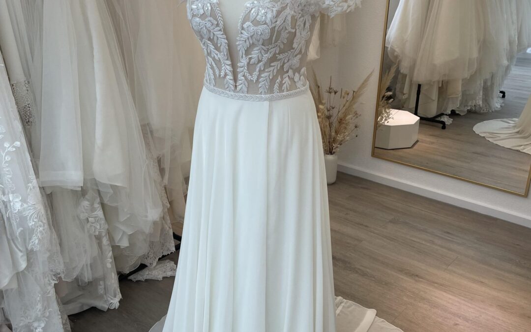 Brautkleid A Linie K102 – Gr. 40