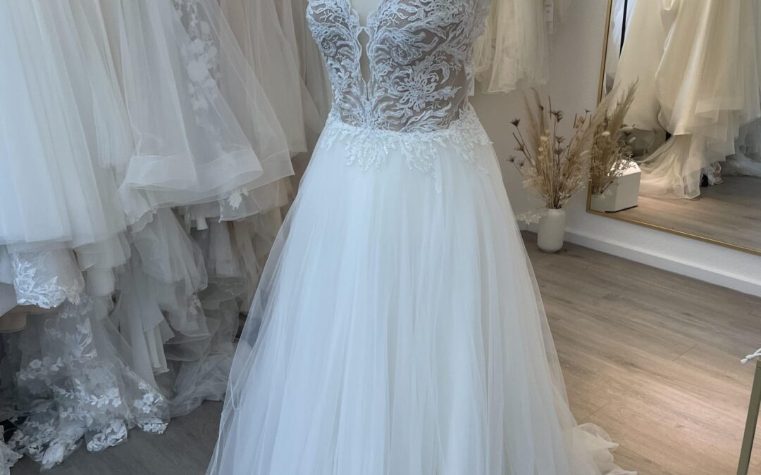 Brautkleid A Linie A62 – Gr. 42