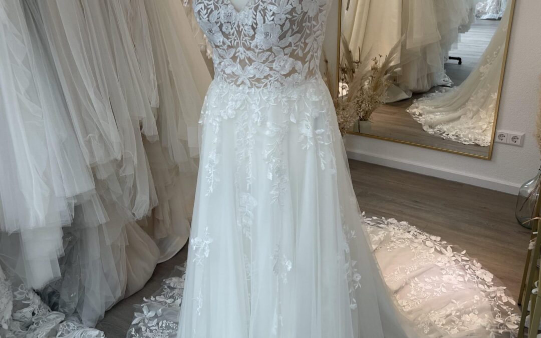 Brautkleid A Linie A90 – Gr. 42