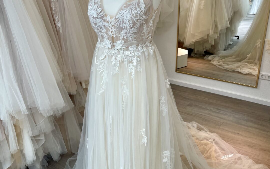 Brautkleid A Linie A132 – Gr. 44