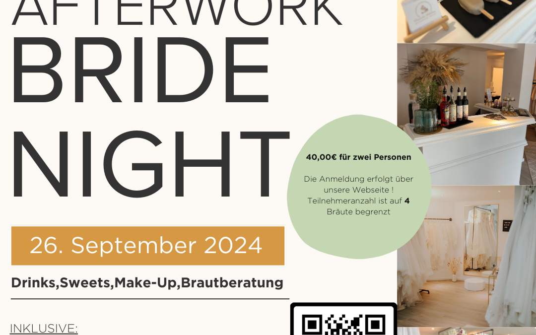 2. Afterwork Bride Night – 26. September 2024
