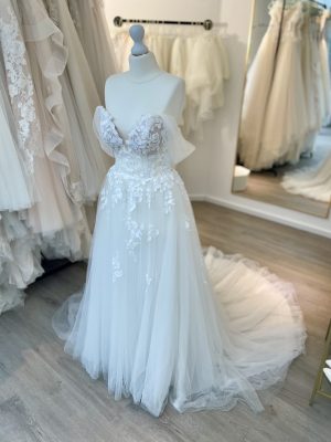 Brautkleid A-Linie – Größe 36 – A177