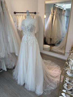 Brautkleid A-Linie – Größe 38 – A235