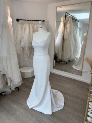 Brautkleid Fit and Flare – Größe 34/36 – A276