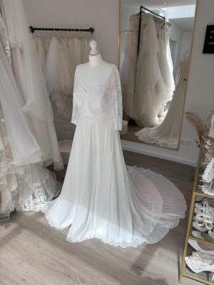 Brautkleid A-Linie – Größe 46 – A278