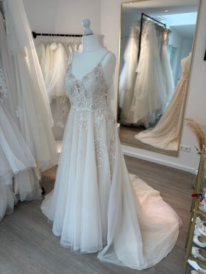 Brautkleid A-Linie – Größe 40 – A284
