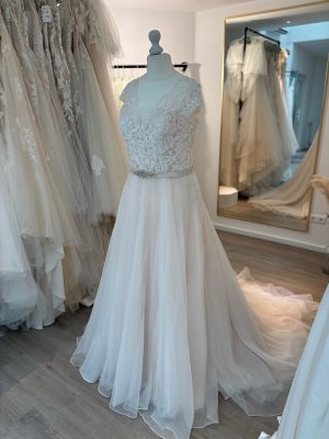 Brautkleid A-Linie – Größe 48 – A293