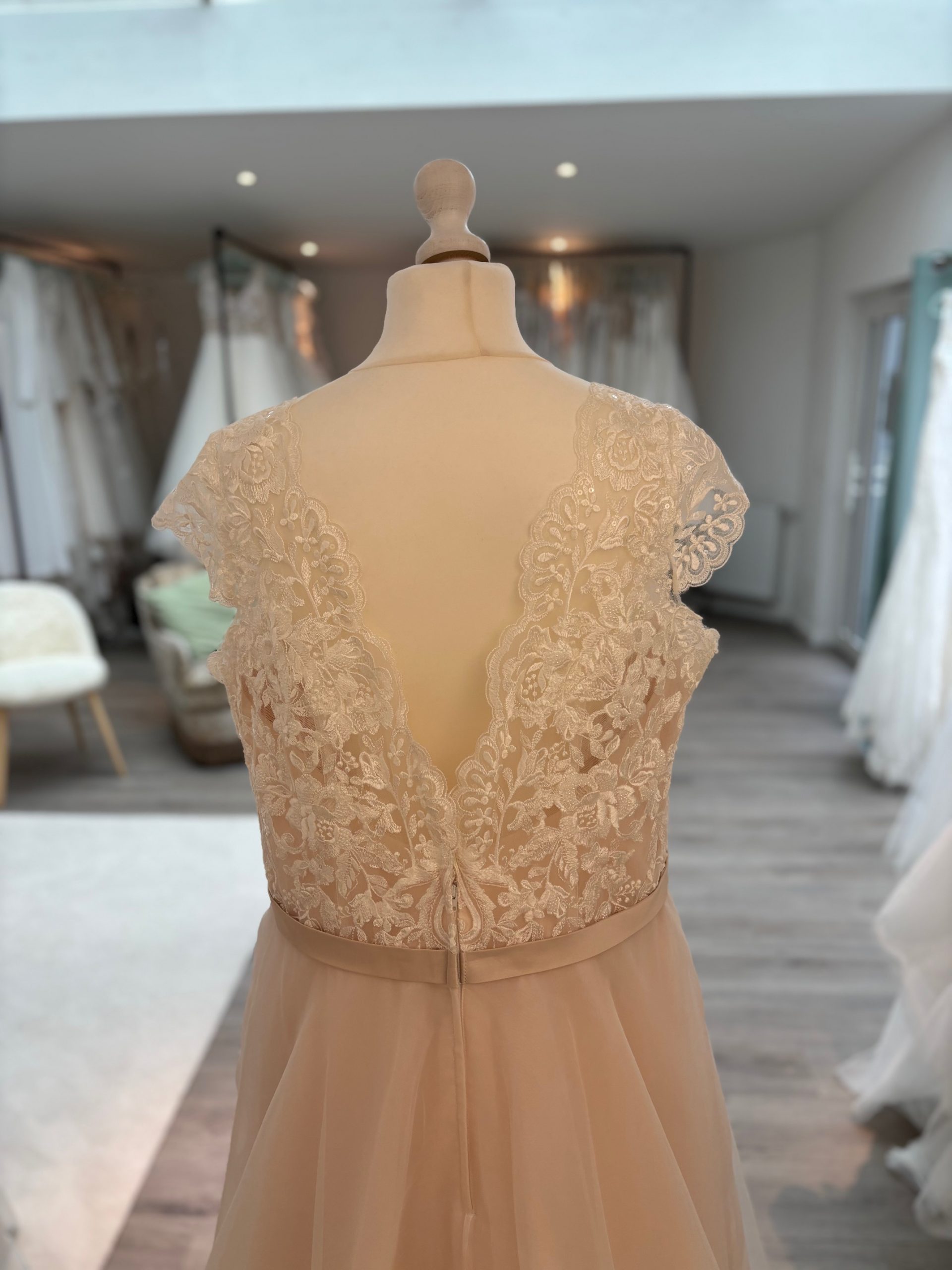 Brautkleid A-Linie – Größe 48 – A293 - Image 4