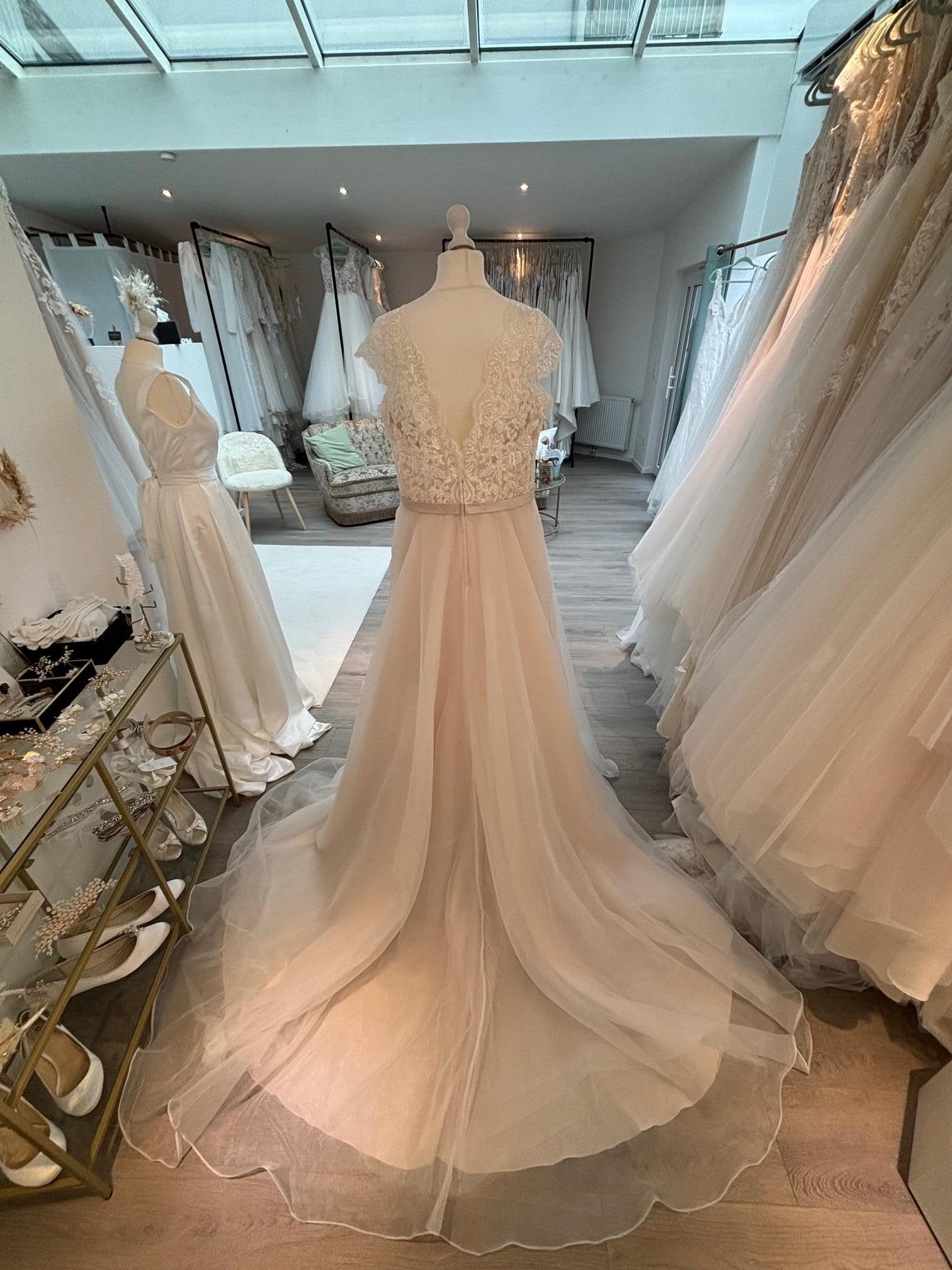 Brautkleid A-Linie – Größe 48 – A293 - Image 5