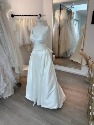 Brautkleid A-Linie – Größe 34 – A295