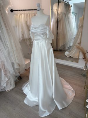 Brautkleid A-Linie – Größe 38 – K239
