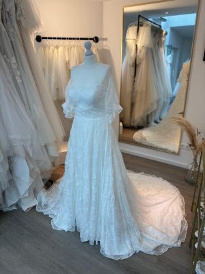 Brautkleid A-Linie – Größe 38 – A298