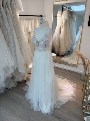 Brautkleid Boho/Vintage – Größe 38 – B68