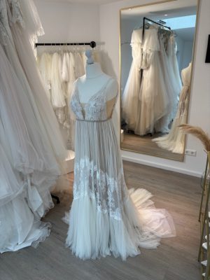 Brautkleid Boho/Vintage – Größe 40 – B69