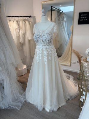 Brautkleid A-Linie – Größe 52 – A305