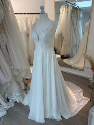 Brautkleid A-Linie – Größe 40 – A314